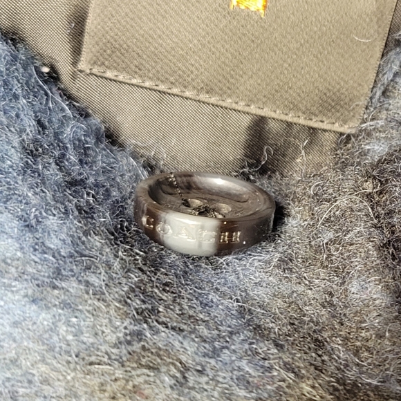 Coach Acrylic Wool Blend Plaid Poncho Hooded XS/S (A2) - Picture 7 of 8